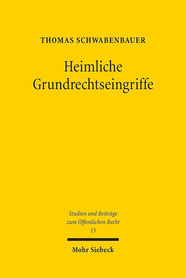 Heimliche Grundrechtseingriffe main product photo