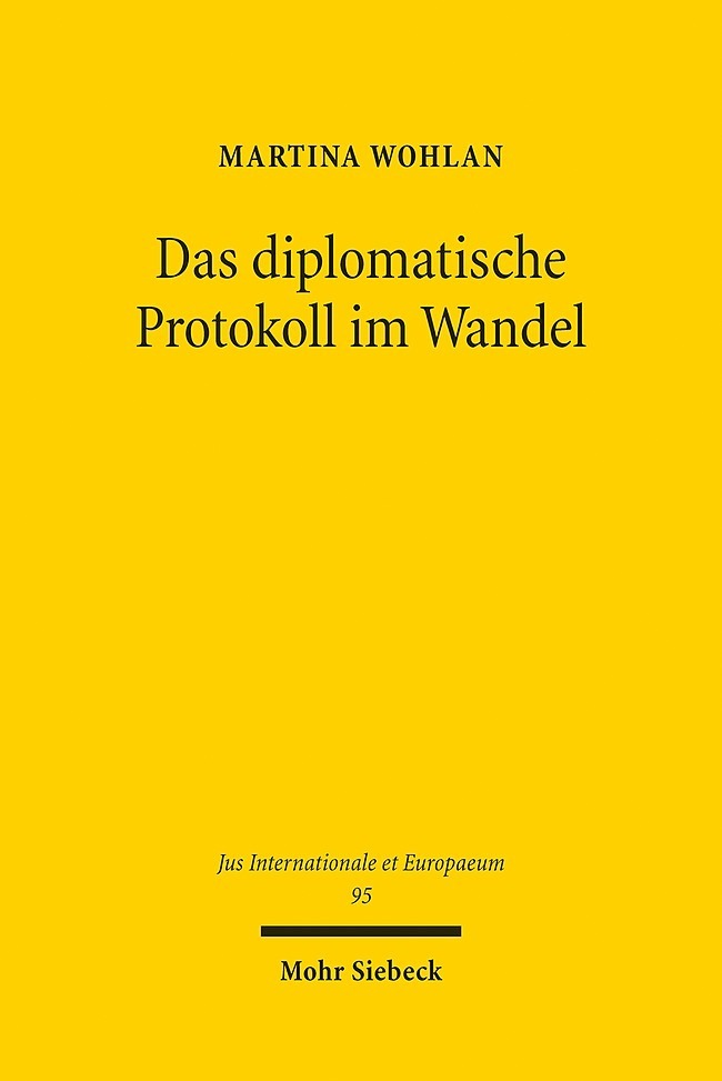 Das diplomatische Protokoll im Wandel main product photo