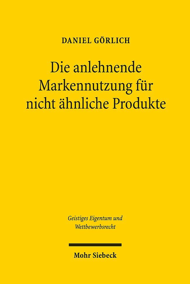 Die anlehnende Markennutzung für nicht ähnliche Produkte main product photo