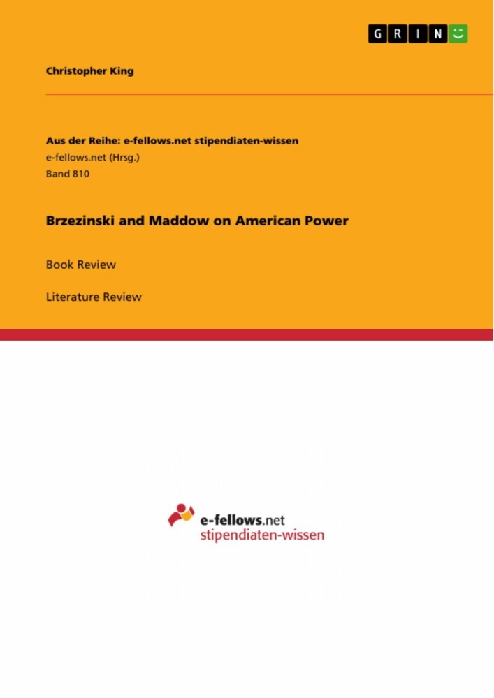 Brzezinski and Maddow on American Power main product photo