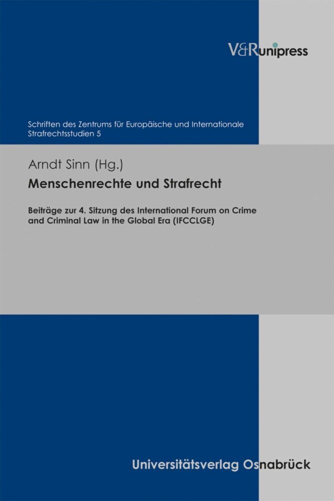 Menschenrechte und Strafrecht main product photo