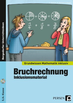 Bruchrechnung - Inklusionsmaterial, m. 1 CD-ROM