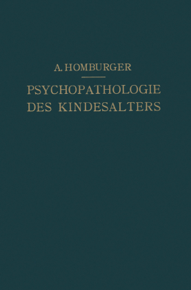 Vorlesungen über Psychopathologie des Kindesalters
