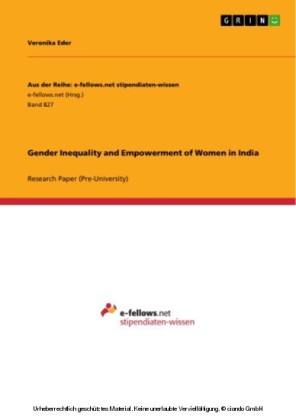 Gender Inequality and Empowerment of Women in India