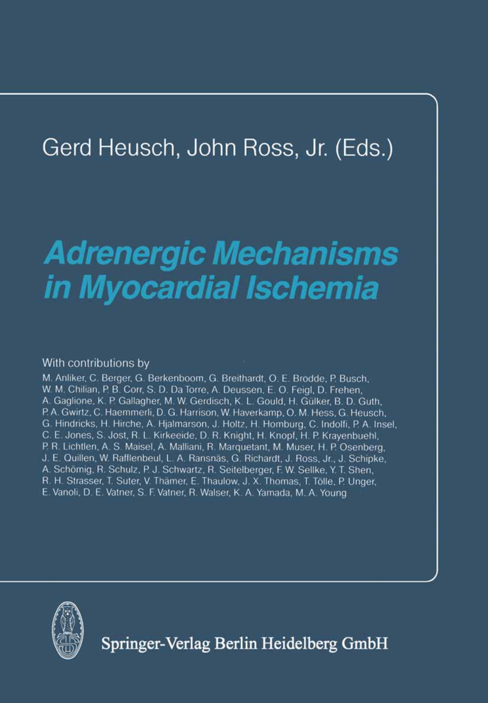 Adrenergic Mechanisms in Myocardial Ischemia main product photo