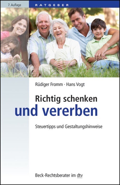 Richtig schenken und vererben main product photo