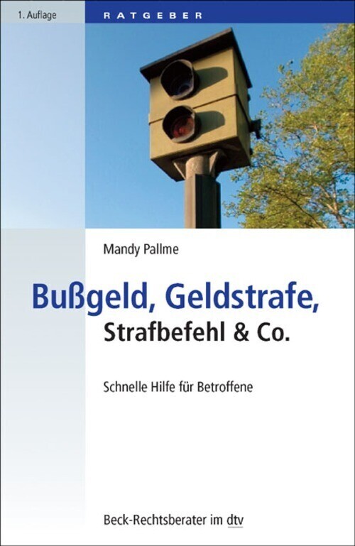 Bußgeld, Geldstrafe, Strafbefehl & Co. main product photo