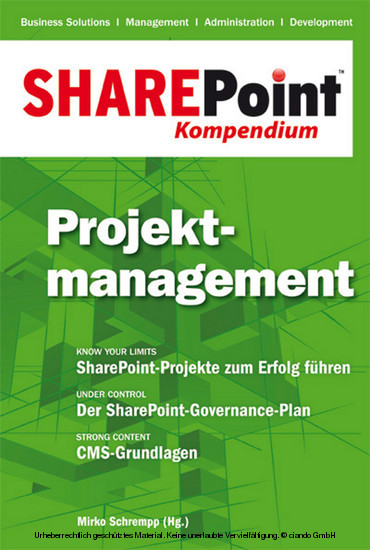SharePoint Kompendium - Bd. 3: Projektmanagement main product photo