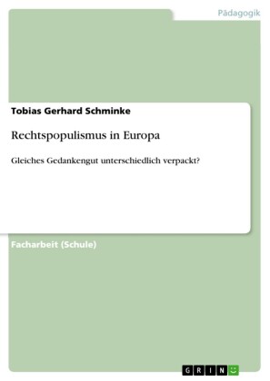Rechtspopulismus in Europa