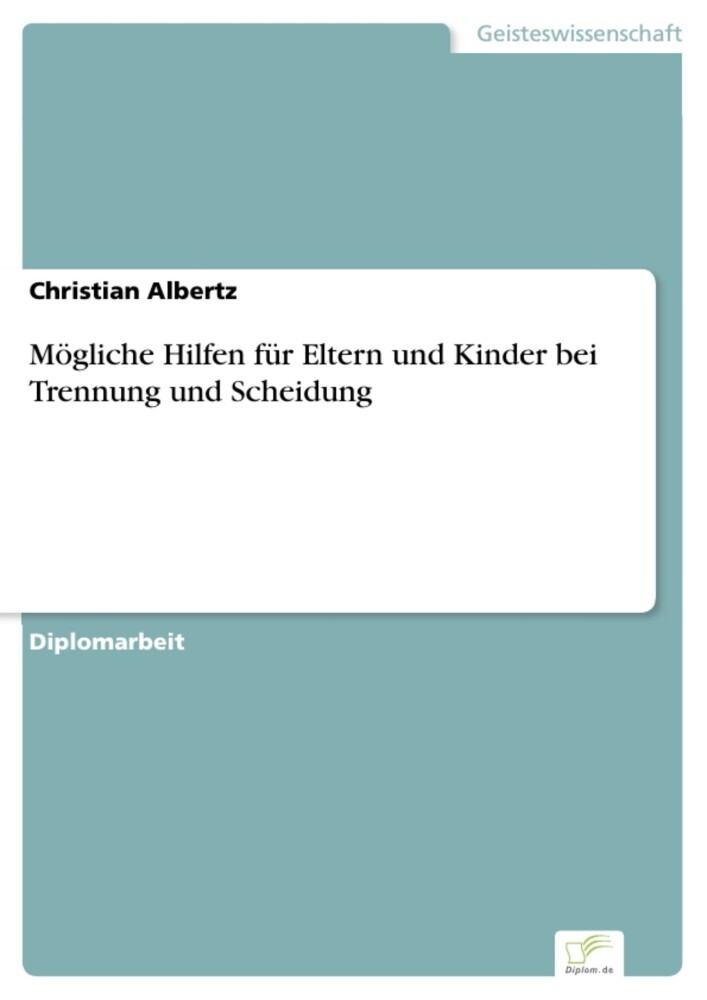 Mögliche Hilfen für Eltern und Kinder bei Trennung und Scheidung main product photo
