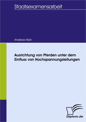 Ausrichtung von Pferden unter dem Einfluss von Hochspannungsleitungen