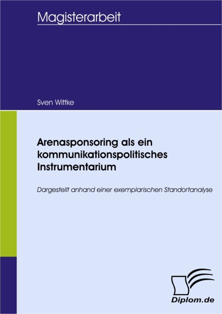 Arenasponsoring als ein kommunikationspolitisches Instrumentarium main product photo