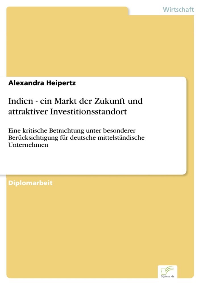 Indien - ein Markt der Zukunft und attraktiver Investitionsstandort main product photo