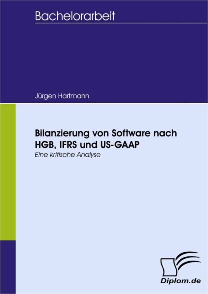 Bilanzierung von Software nach HGB, IFRS und US-GAAP main product photo