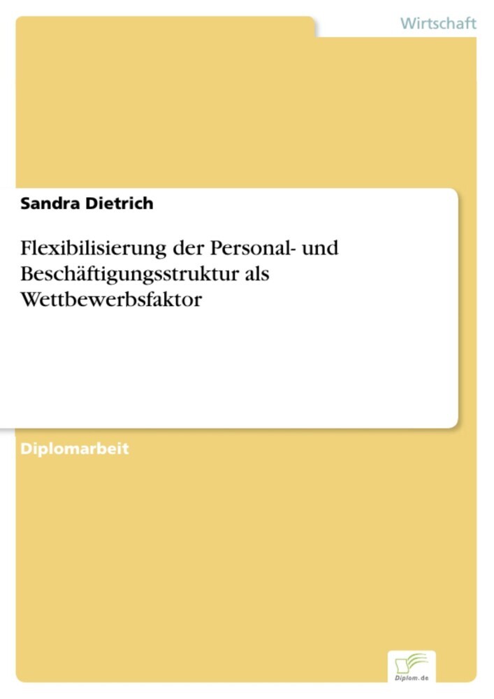 Flexibilisierung der Personal- und Beschäftigungsstruktur als Wettbewerbsfaktor main product photo