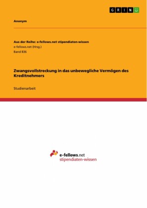 Zwangsvollstreckung in das unbewegliche Vermögen des Kreditnehmers
