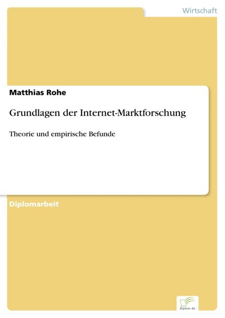 Grundlagen der Internet-Marktforschung main product photo