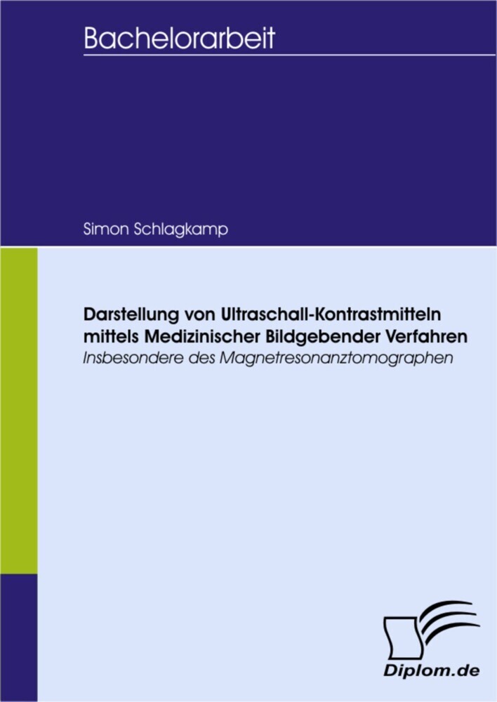 Darstellung von Ultraschall-Kontrastmitteln mittels Medizinischer Bildgebender Verfahren main product photo