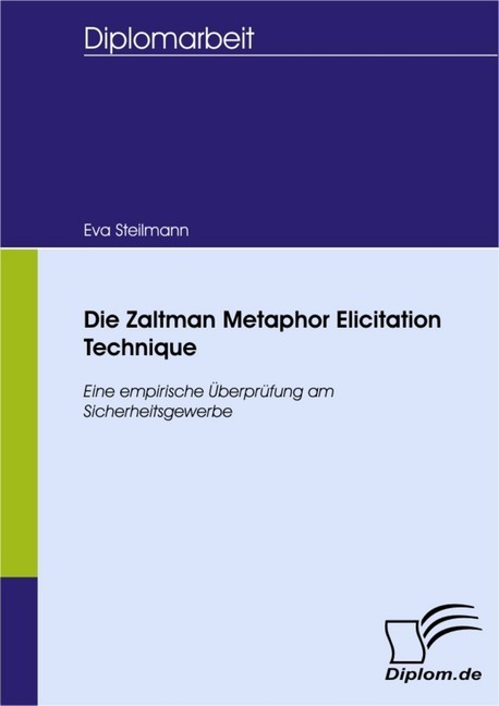 Die Zaltman Metaphor Elicitation Technique main product photo