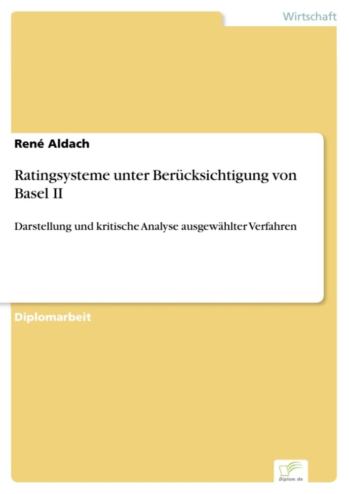 Ratingsysteme unter Berücksichtigung von Basel II main product photo