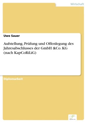 Aufstellung, Prüfung und Offenlegung des Jahresabschlusses der GmbH &Co. KG (nach KapCoRiLiG)