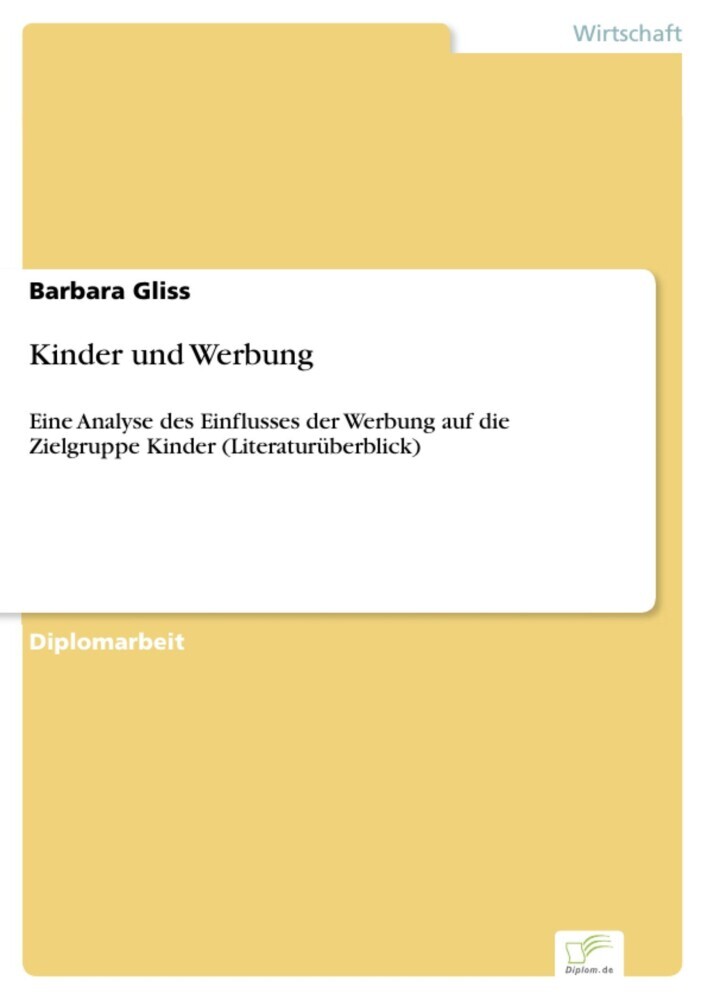 Kinder und Werbung main product photo