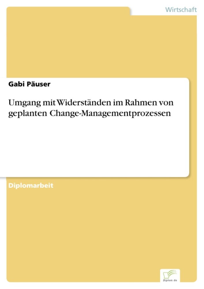Umgang mit Widerständen im Rahmen von geplanten Change-Managementprozessen main product photo
