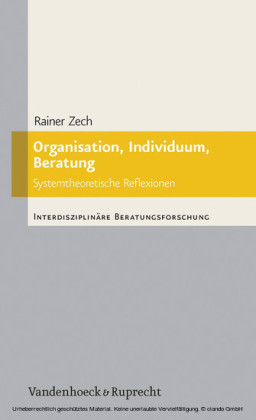 Organisation, Individuum, Beratung
