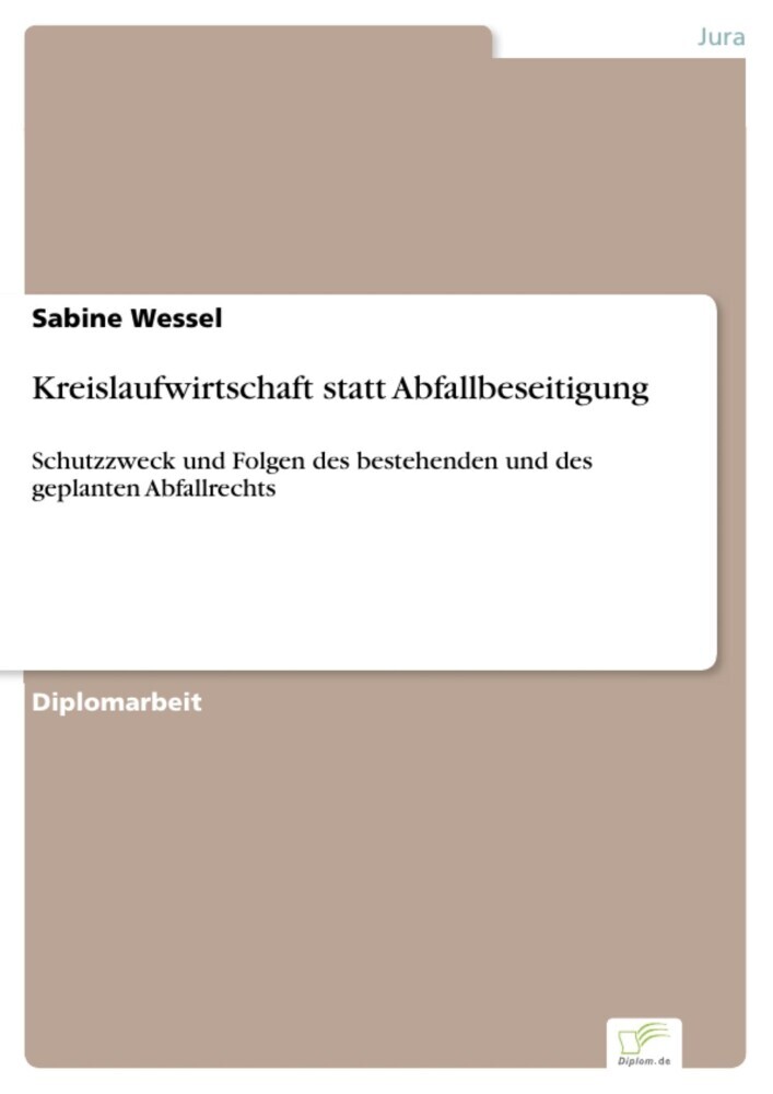 Kreislaufwirtschaft statt Abfallbeseitigung main product photo
