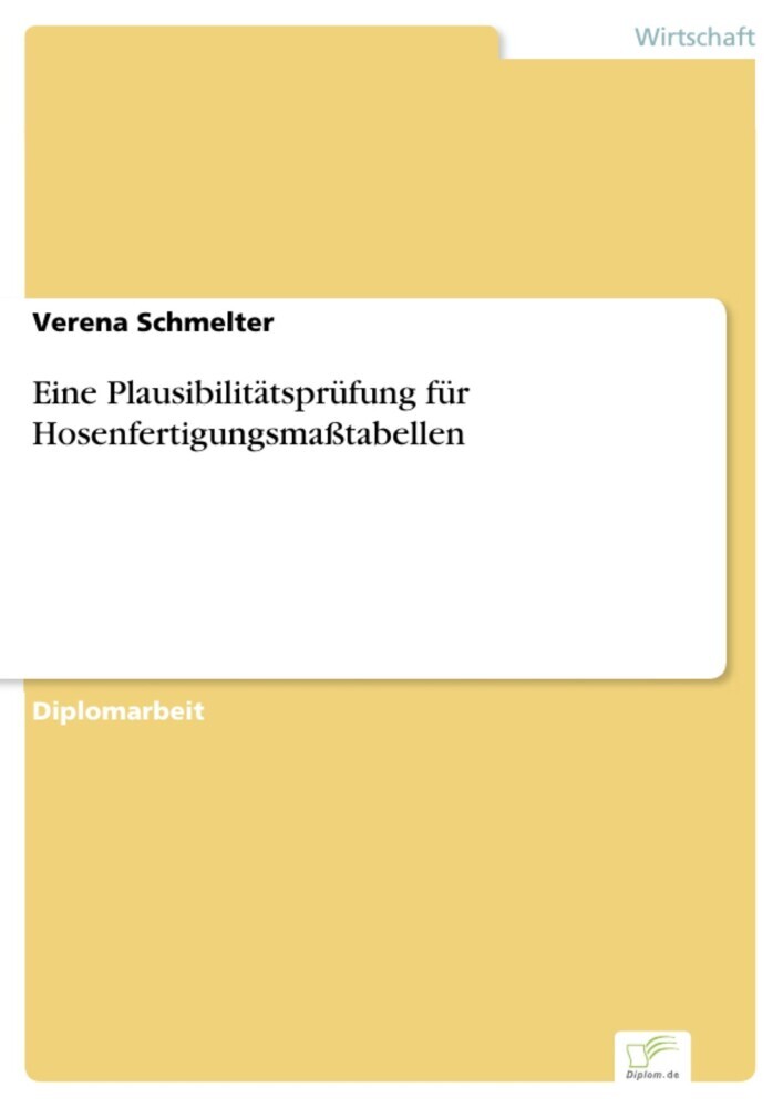 Eine Plausibilitätsprüfung für Hosenfertigungsmaßtabellen main product photo