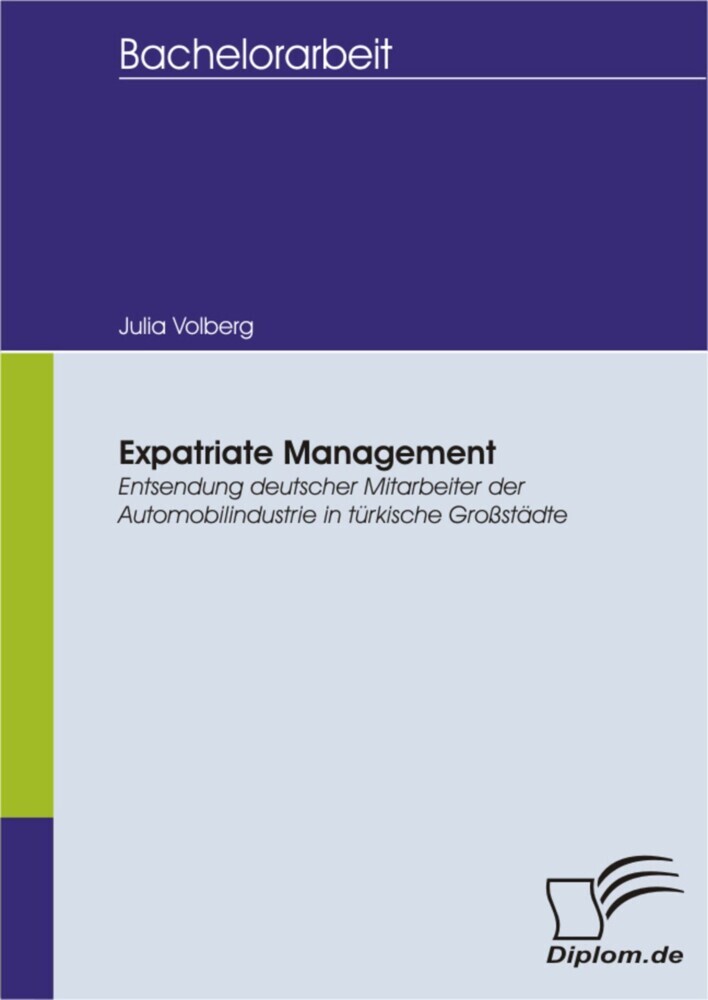 Expatriate Management: Entsendung deutscher Mitarbeiter der Automobilindustrie in türkische Großstädte main product photo