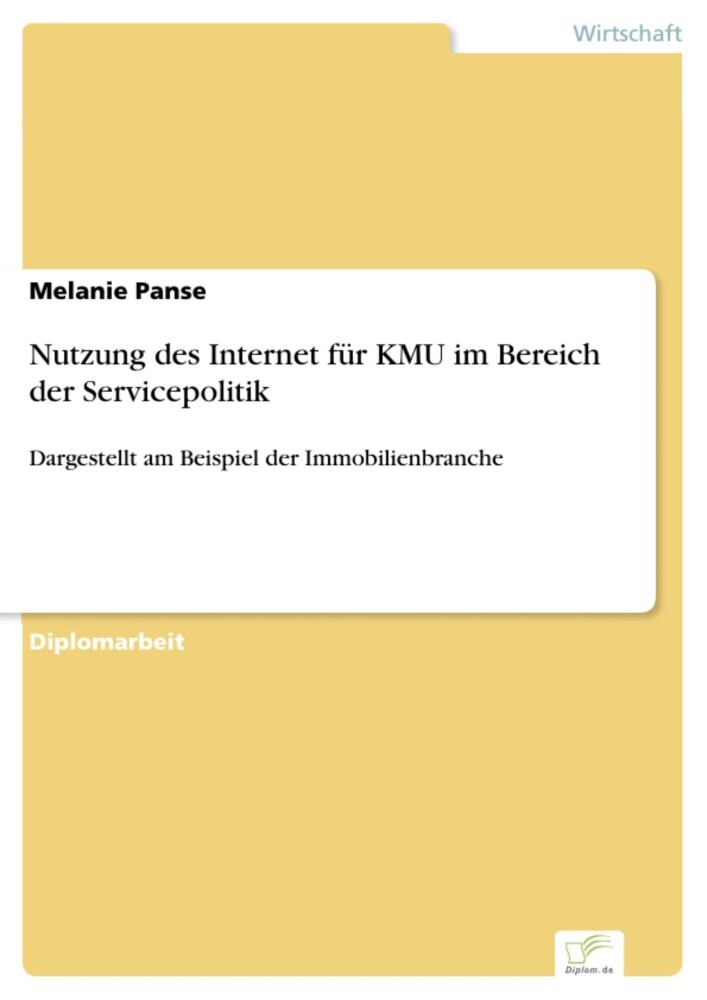 Nutzung des Internet für KMU im Bereich der Servicepolitik main product photo