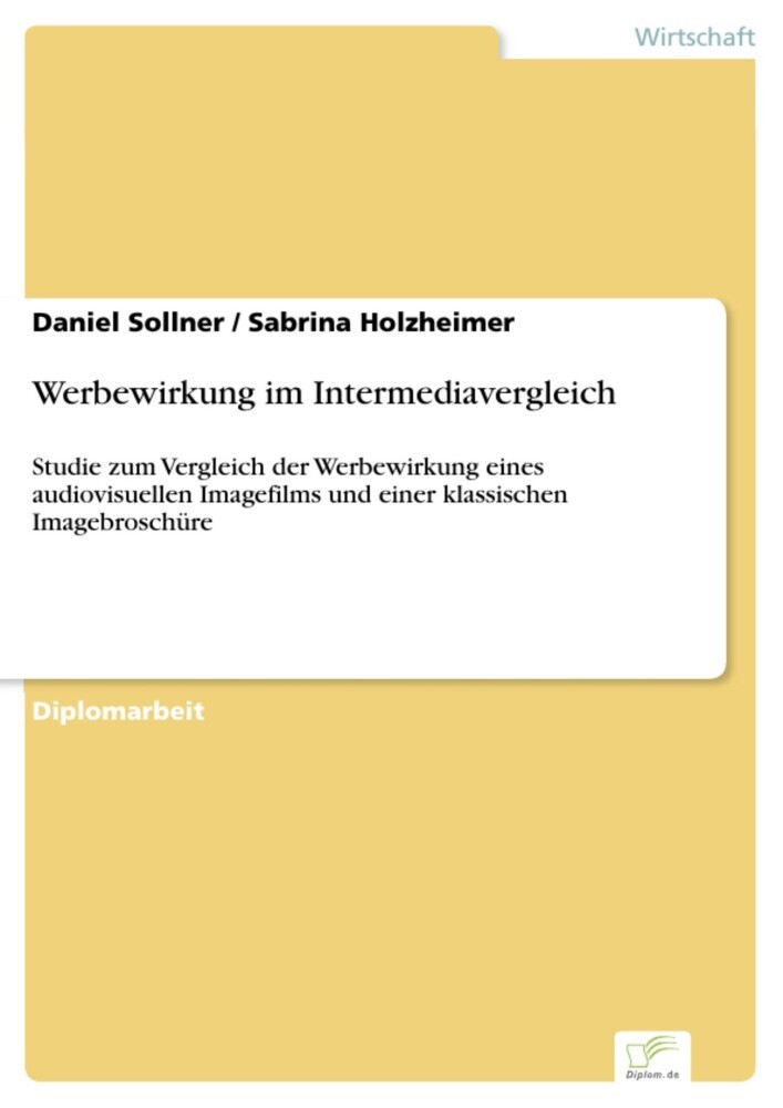 Werbewirkung im Intermediavergleich main product photo