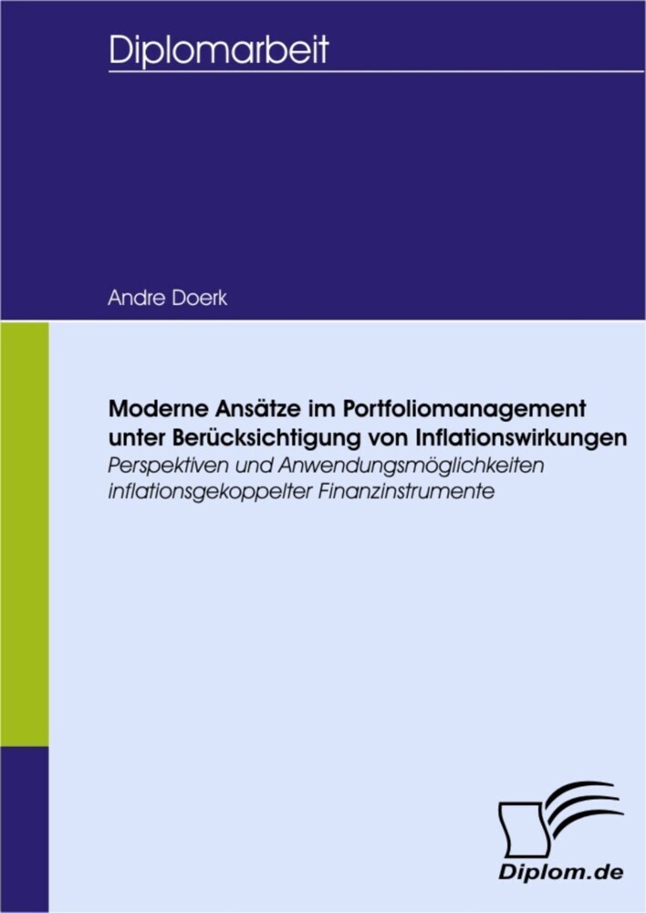 Moderne Ansätze im Portfoliomanagement unter Berücksichtigung von Inflationswirkungen main product photo