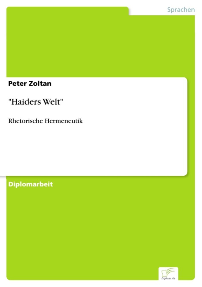 'Haiders Welt' main product photo