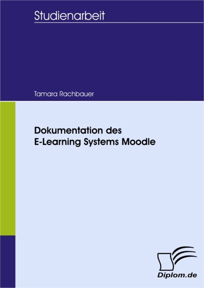 Dokumentation des E-Learning Systems Moodle main product photo