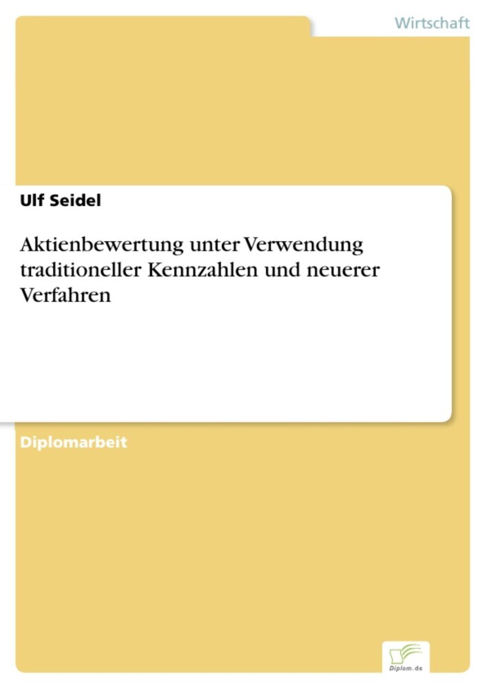 Aktienbewertung unter Verwendung traditioneller Kennzahlen und neuerer Verfahren main product photo