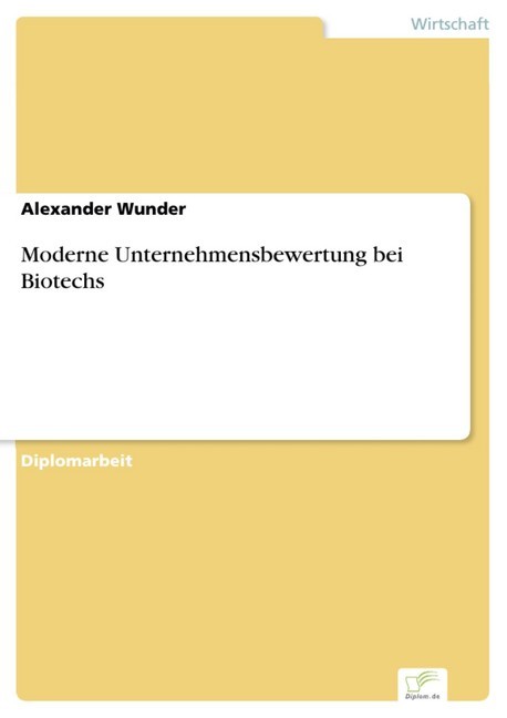 Moderne Unternehmensbewertung bei Biotechs main product photo