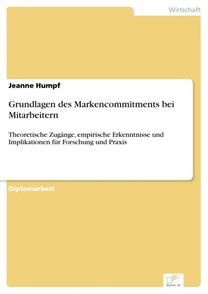 Grundlagen des Markencommitments bei Mitarbeitern main product photo
