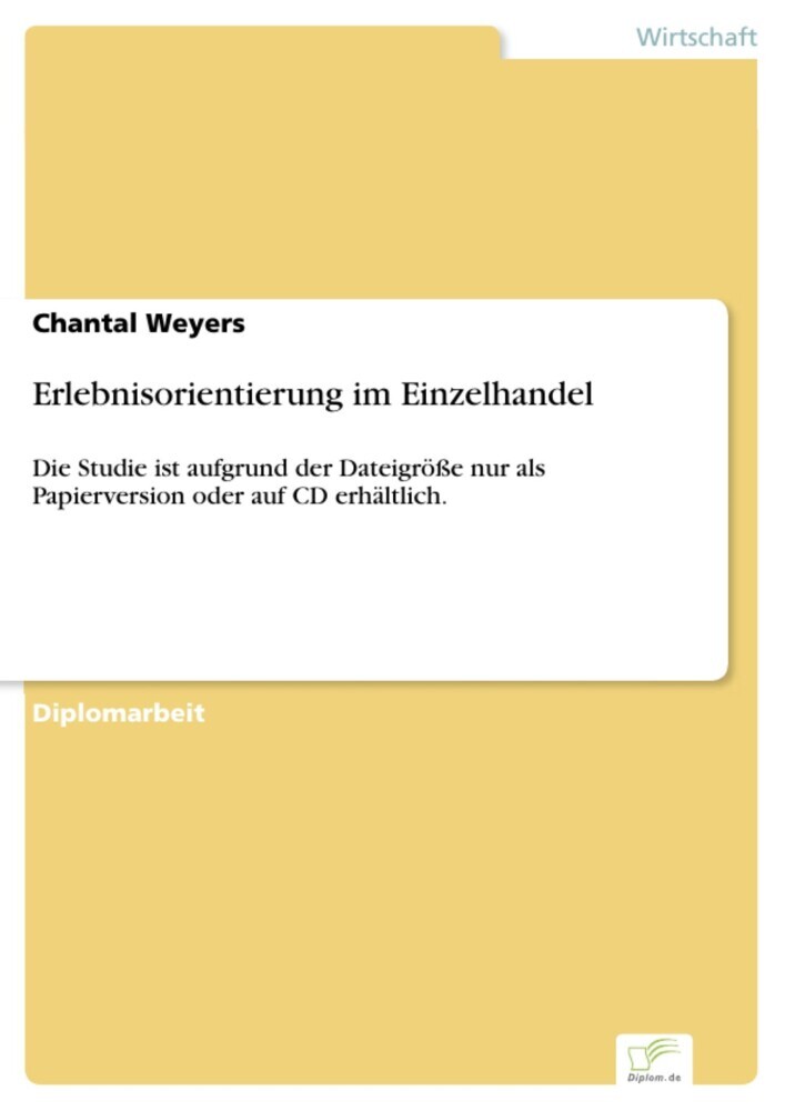 Erlebnisorientierung im Einzelhandel main product photo