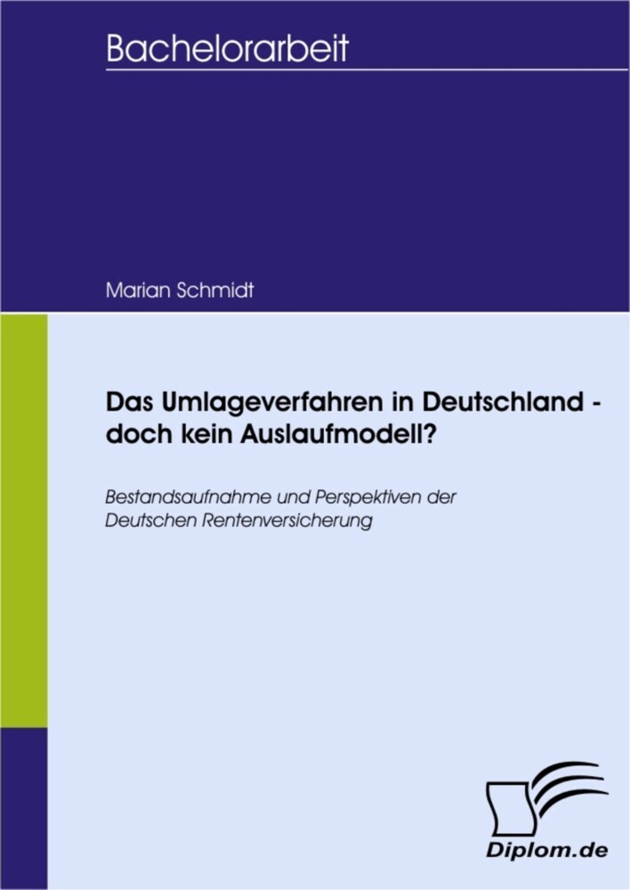 Das Umlageverfahren in Deutschland - doch kein Auslaufmodell? main product photo