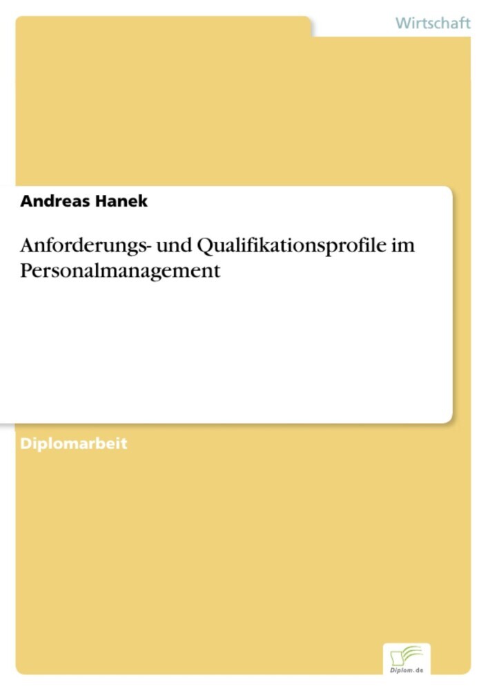 Anforderungs- und Qualifikationsprofile im Personalmanagement main product photo