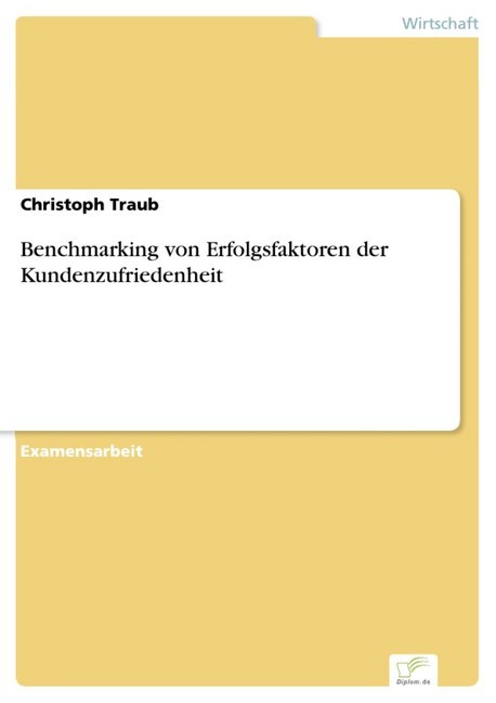 Benchmarking von Erfolgsfaktoren der Kundenzufriedenheit main product photo