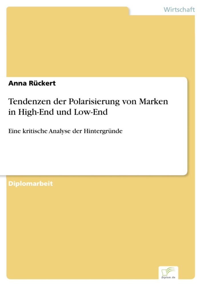Tendenzen der Polarisierung von Marken in High-End und Low-End main product photo