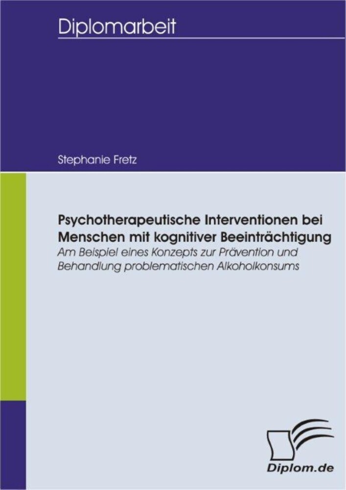 Psychotherapeutische Interventionen bei Menschen mit kognitiver Beeinträchtigung main product photo