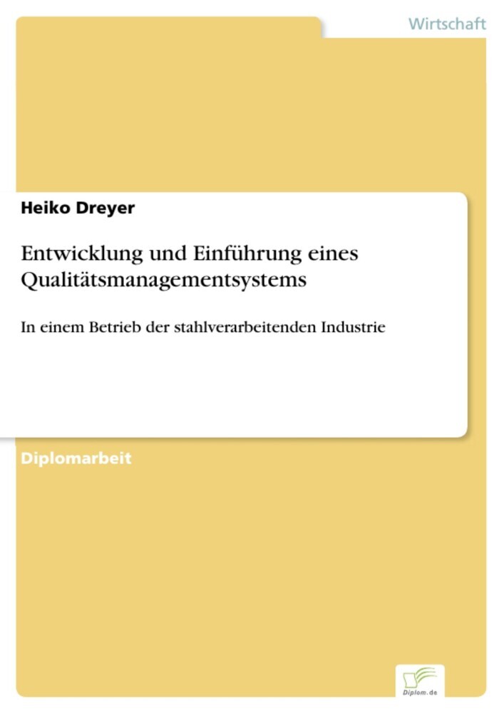 Entwicklung und Einführung eines Qualitätsmanagementsystems main product photo