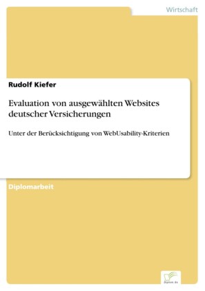 Evaluation von ausgewählten Websites deutscher Versicherungen