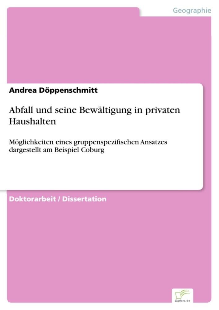Abfall und seine Bewältigung in privaten Haushalten main product photo