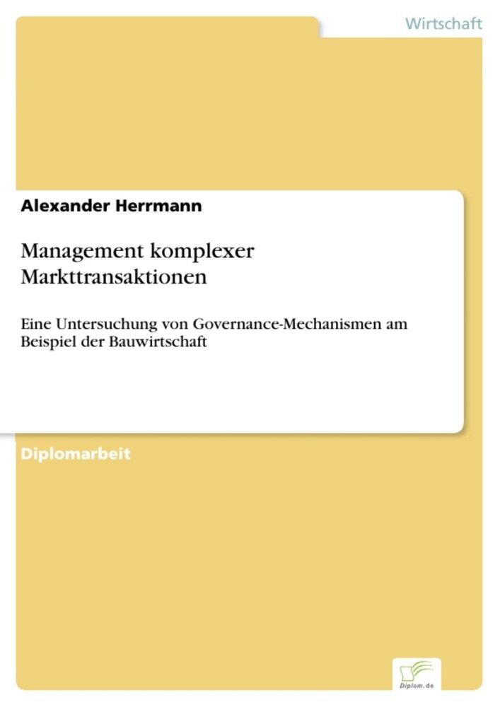 Management komplexer Markttransaktionen main product photo