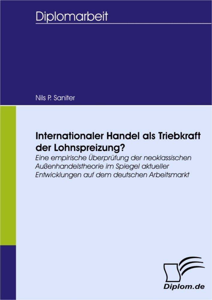 Internationaler Handel als Triebkraft der Lohnspreizung? main product photo